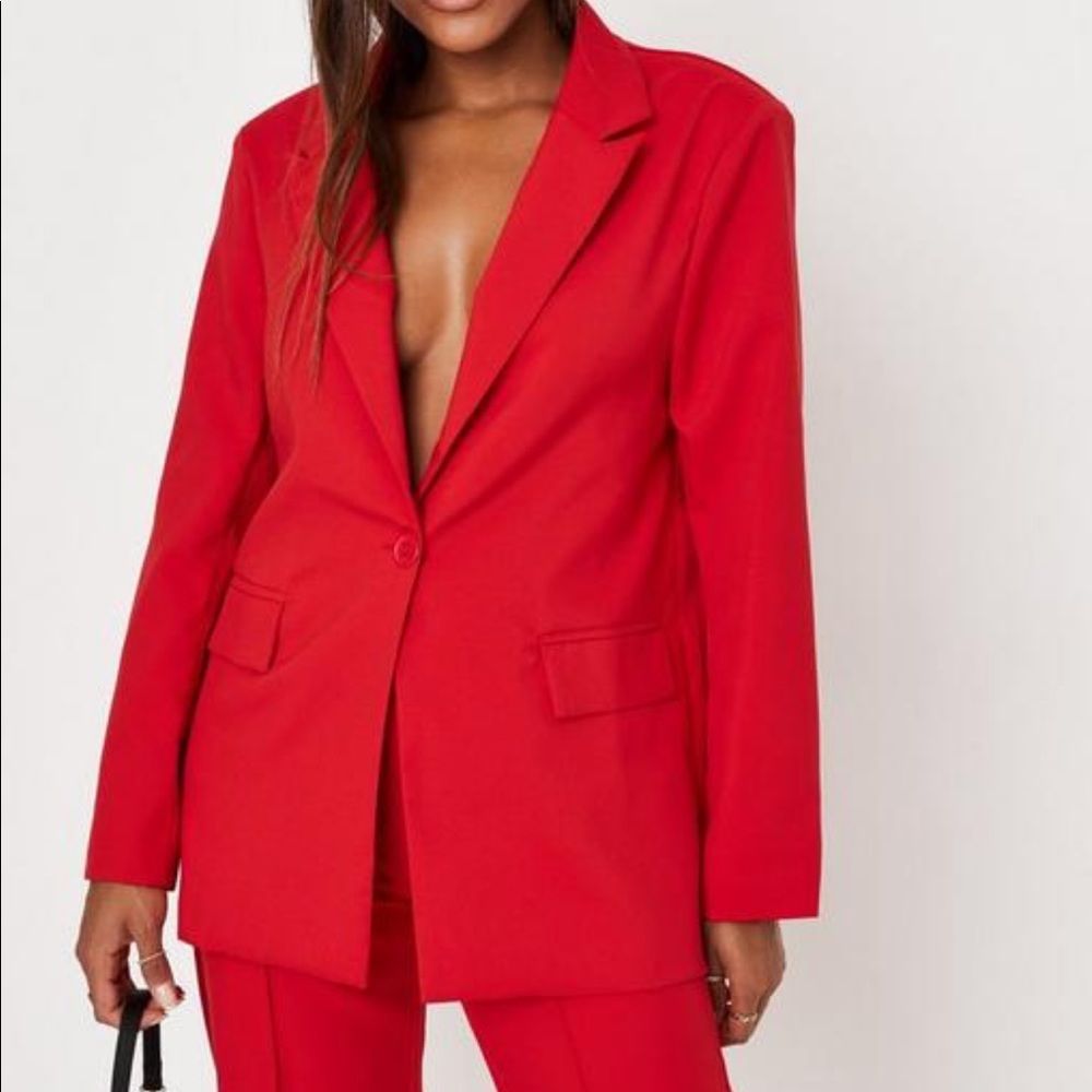 Red blazer